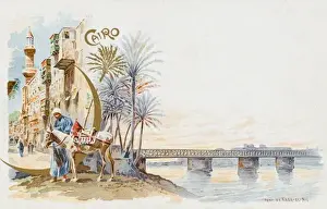 Kasr Prints: Egypt - Cairo - Kasr-el-Nil Bridge