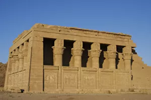 Images Dated 1st December 2003: Egypt. Dendera. Temple complex. Roman Birth House of Mammisi
