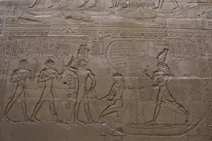 Divinity Collection: Egypt. Edfu. Temple of Horus. Horus in battle with god Seth
