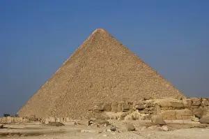 Egypt. The Great Pyramid of Giza, called the Pyramid of Khuf