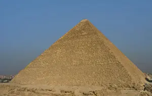 Egypt Prints: Egypt. The Great Pyramid of Giza, called the Pyramid of Khuf