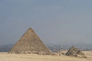 Egypt. The Great Pyramid of Giza called the Pyramid of Menka