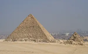 Egypt. The Great Pyramid of Giza called the Pyramid of Menka