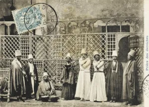 Seeker Prints: Egypt - Group of Mevlevi Dervishes