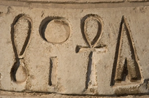 Images Dated 18th November 2003: Egypt. Hieroglyphic writing