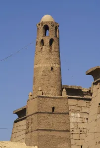 Ayyubids Prints: Egypt. Luxor. Mosque of Abu El-Haggag. 13th century. Minaret