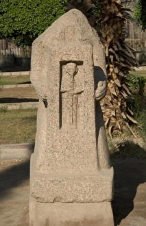 Images Dated 18th November 2003: Egypt. Memphis. Mit Rahina Open Air Museum. Sculpture