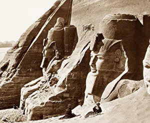 Egypt Nubia Abu Simbel Victorian period
