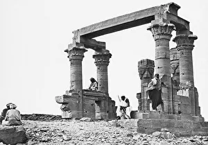 Nubia Prints: Egypt Nubia Kardassy Temple Victorian period