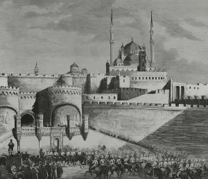 Minarets Prints: Egypt. Occupation of Cairo by the British