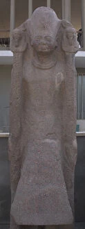 Images Dated 18th November 2003: Egypt. Pink granite statue of Ramses II (h.1290-1224 B.C) as