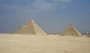 Egypt. The Pyramids of Giza. Pyramids of Khufu, Khafre and M