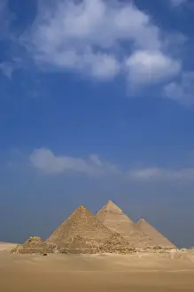 Egypt. The Pyramids of Giza. Pyramids of Khufu, Khafre and M