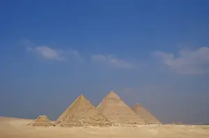 Egypt. The Pyramids of Giza. Pyramids of Khufu, Khafre and M