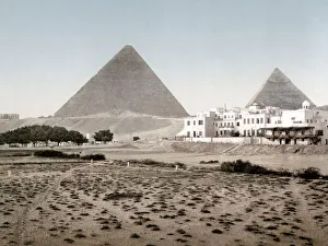 Egypt - the pyramids at Gizeh Giza
