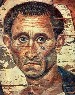 Images Dated 20th September 2016: Egypt. Roman period. Fayum mummy portraits. Man