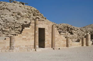 Egypt. Saqqara. Djosers complex. The South House just east
