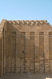 Images Dated 21st November 2003: Egypt. Saqqara. Djosers complex. Limestone walls