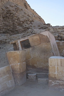 Images Dated 21st November 2003: Egypt. Saqqara. Djosers complex. The serdab