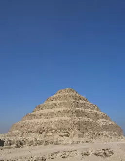 Images Dated 21st November 2003: Egypt. Saqqara necropolis. The Pyramid of Djoser (Zoser) or