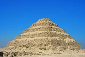 Archeological Collection: Egypt. Saqqara necropolis. The Pyramid of Djoser (Zoser) or
