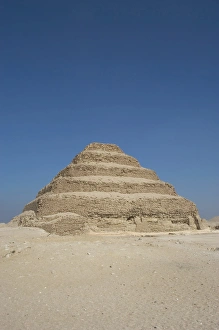 Images Dated 21st November 2003: Egypt. Saqqara necropolis. The Pyramid of Djoser (Zoser) or