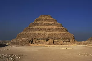 Images Dated 22nd November 2003: Egypt. Saqqara necropolis. The Pyramid of Djoser (Zoser) or
