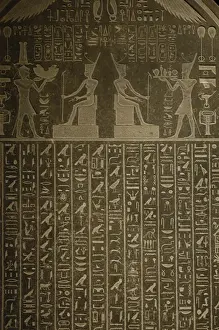 Stele Prints: Egypt. Stele of Herakleion-Thonis. The Naucratis decree (380