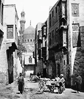 Egypt Street in Cairo Victorian period