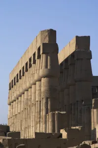 Amenhotep Gallery: EGYPT. TEMPLE OF LUXOR. Courtyard of Amenhotep III