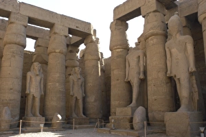 Images Dated 26th November 2003: Egypt. Temple of Luxor. First courtyard