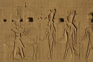 Egyptian Art. Dendera. Temple of Hathor. The god Ihy, as adu