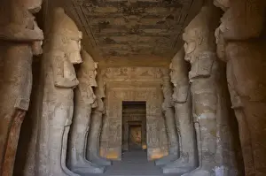 Egyptian art. Great Temple of Ramses II (1290-1224 BC). Fune