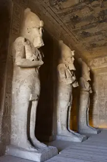 Egyptian art. Great Temple of Ramses II (1290-1224 BC). Fune