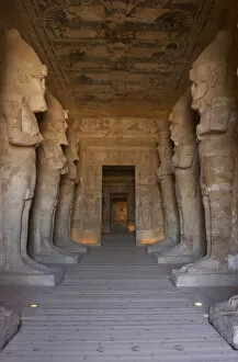 Images Dated 6th December 2003: Egyptian art. Great Temple of Ramses II (1290-1224 BC). Fune