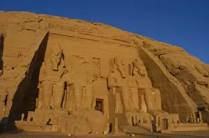 Images Dated 7th December 2003: Egyptian art. Great Temple of Ramses II. Four colossal statu
