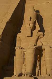 Images Dated 7th December 2003: Egyptian art. Great Temple of Ramses II. Colossal statues de