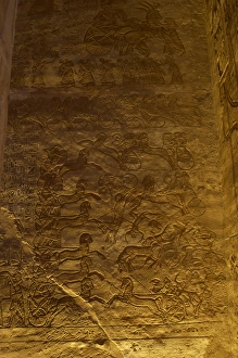 Images Dated 6th December 2003: Egyptian art. Great Temple of Ramses II. Military campaign a