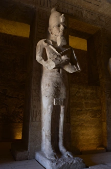 Images Dated 6th December 2003: Egyptian art. Great Temple of Ramses II (1290-1224 BC). Fune