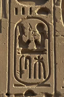 Egyptian Art. Royal protocol of Ramses II. Cartridge