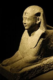 Images Dated 18th August 2006: Egyptian art. Sphinx of Ptolemy XII Auletes (117-51 B.C.). E