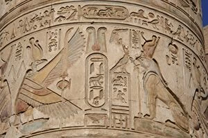 Images Dated 2nd December 2003: Egyptian Art. Temple of Kom Ombo. Royal cartridge of the Rom
