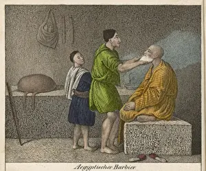 Shaves Prints: Egyptian Barber