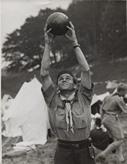 Egyptian boy scout at World Jamboree in Holland