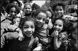 Images Dated 3rd September 2015: Egyptian children laughing, Egypt. Date: 1980s