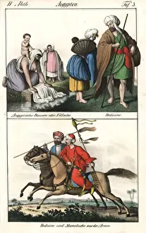 Bedouin Prints: Egyptian farmers (fallah), Bedouin and Mamluk cavalry