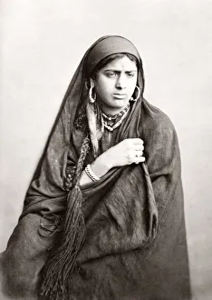 Egyptian fellahine or peasant woman, c. 1880 s