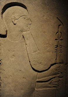 Images Dated 4th March 2012: Egyptian God Ptah. Relief. 19th Dynasty. 1295-1186 BC