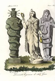 Manners Prints: Egyptian gods in the Graeco-Roman style