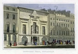 1828 Collection: Egyptian Hall